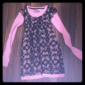 MUDD black and pink dress